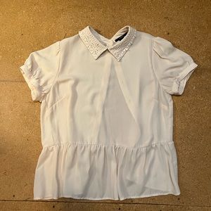 Forever 21 Embroidered Blouse